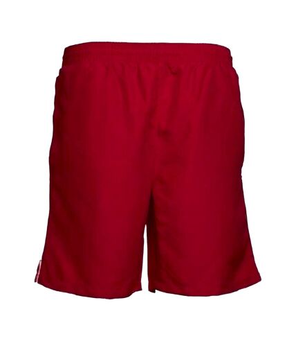 Gamegear® Track Sports Shorts / Mens Sportswear (Red/White)