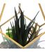 Plante Artificielle & Terrarium Déco Julie 17cm Or-3