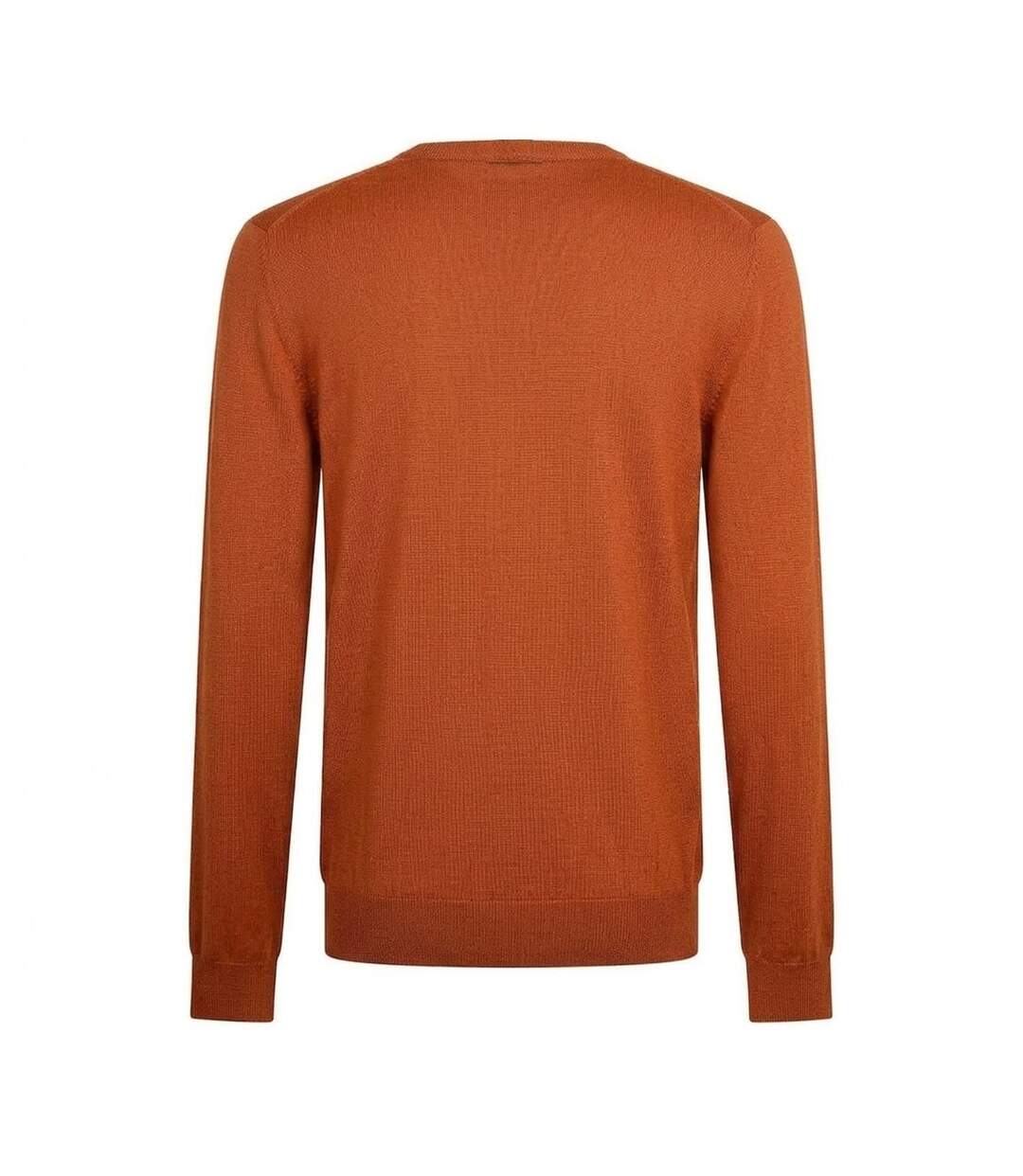 Pull Botto Homme Orange Foncé Boss-2