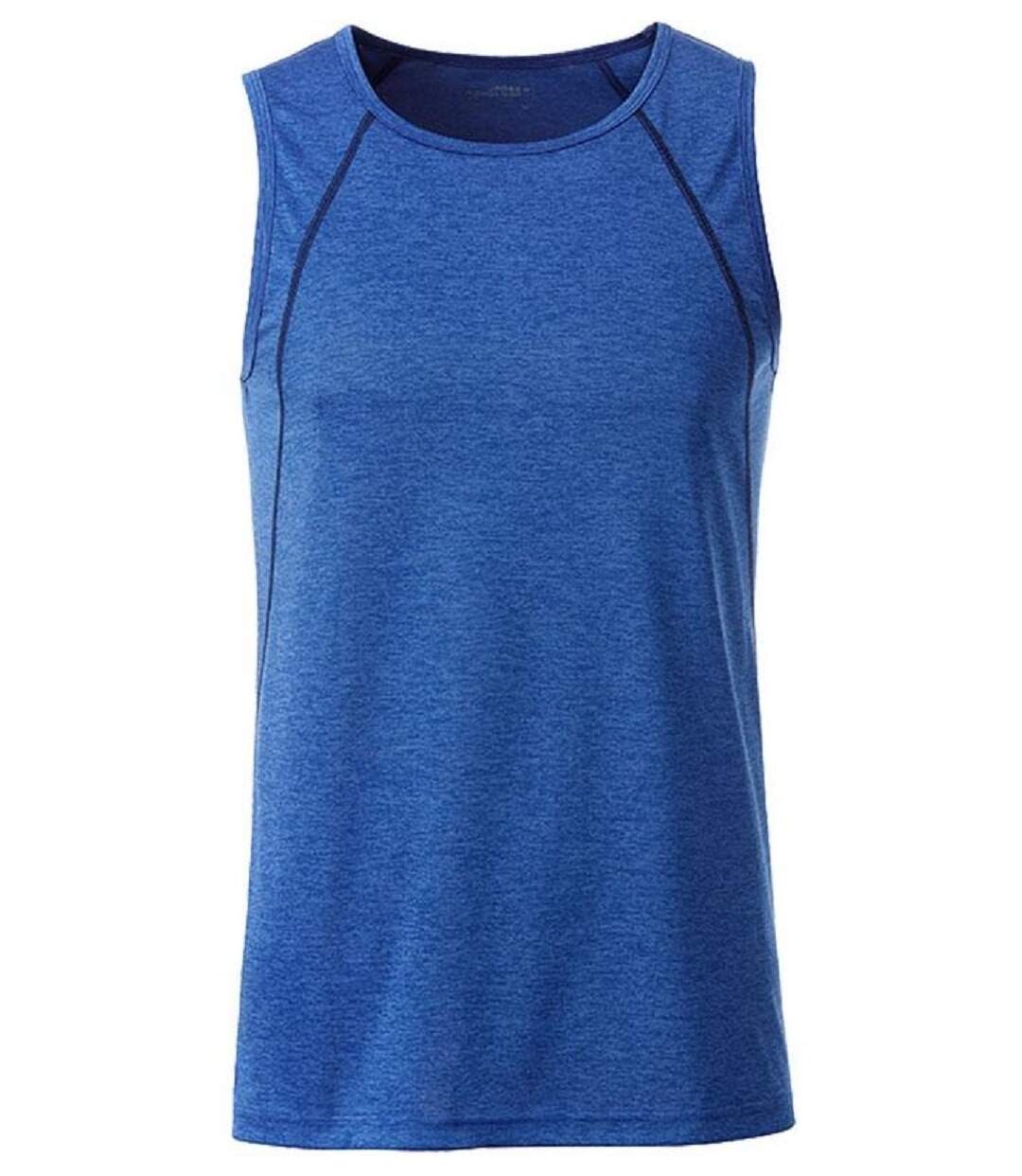 Débardeur running respirant - Homme - JN494 - bleu mélange