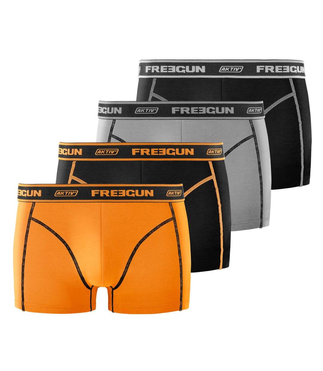 Lot de 4 boxers homme Aktiv Freegun-1