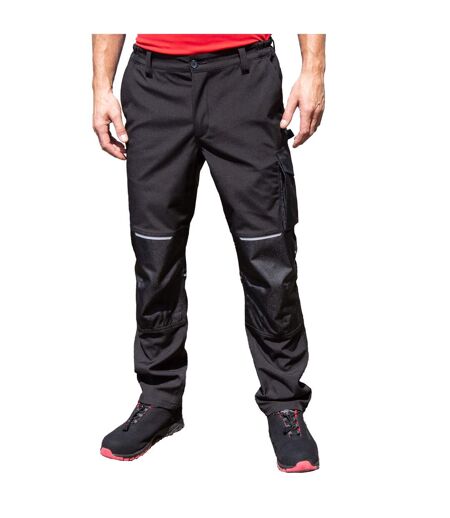Result Unisex Adult Work Guard Softshell Slim Work Trousers (Black) - UTPC6537