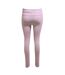 Womens/ladies melange sculpted seamless 3d leggings light pink TriDri