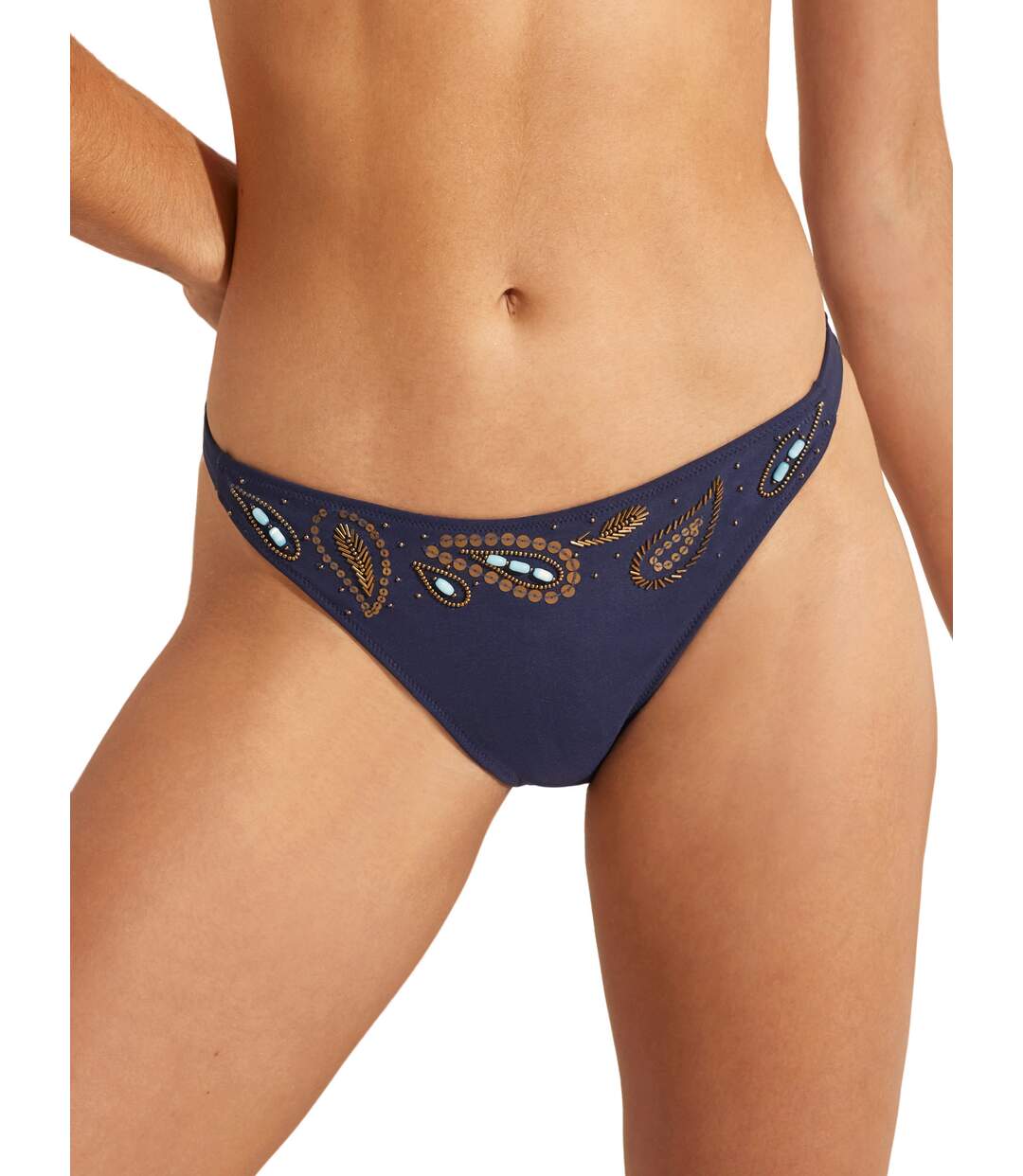 Bas maillot slip de bain bikini taille basse BAIKAL Selmark Mare-1