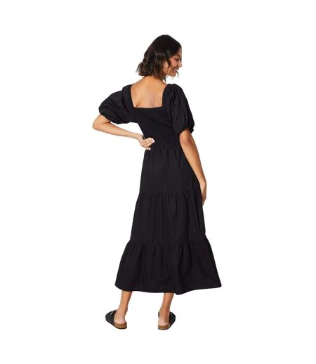 Robe mi-longue femme noir Dorothy Perkins