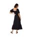 Robe mi-longue femme noir Dorothy Perkins-2