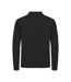 Polo Manches Longues Premium Homme Noir Clique-2