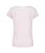T-shirt Motif/style Rayé Femme Rose Lazy Jacks-3