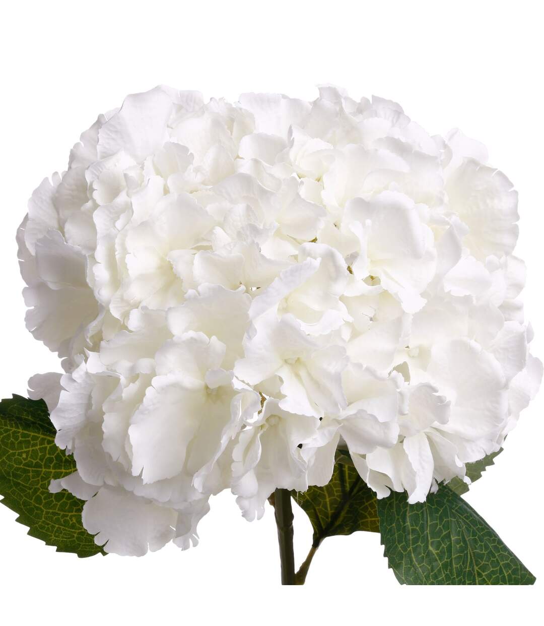 Tige artificielle d'Hortensia - H. 83 cm - Blanc