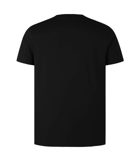 Mens Logo T-shirt Black White Canterbury