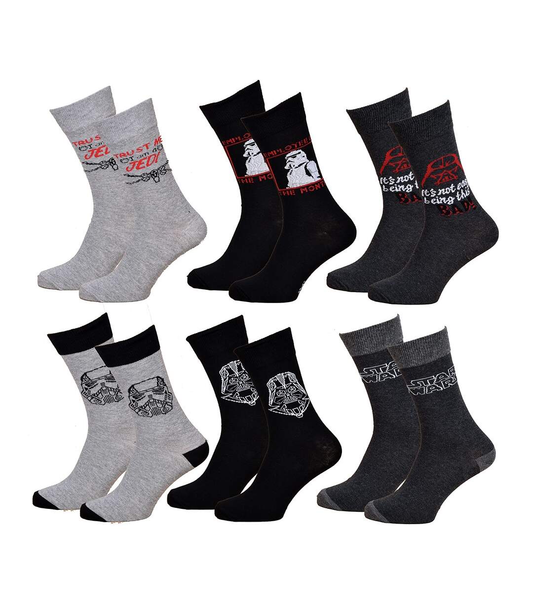 Chaussettes Star Wars Pack de 6 Paires