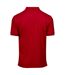 Tee Jays Mens Luxury Stretch Short Sleeve Polo Shirt Red TeeJays-2