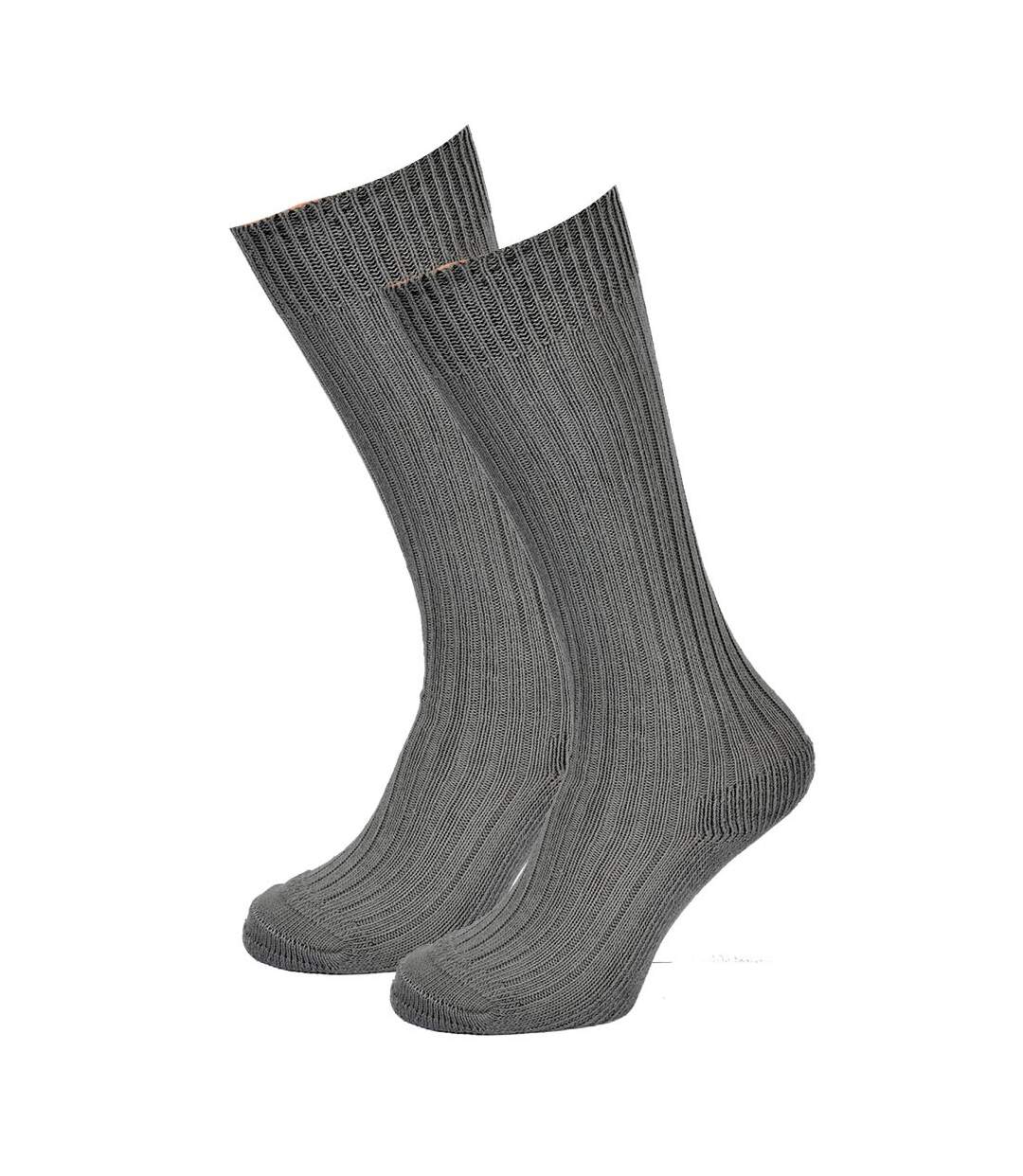 Chaussettes hautes homme Coton Pack de 12 Paires KAKI EDELWEISS