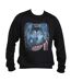 Sweat-shirt motif loups USA - 21906 - homme - bleu marine-2