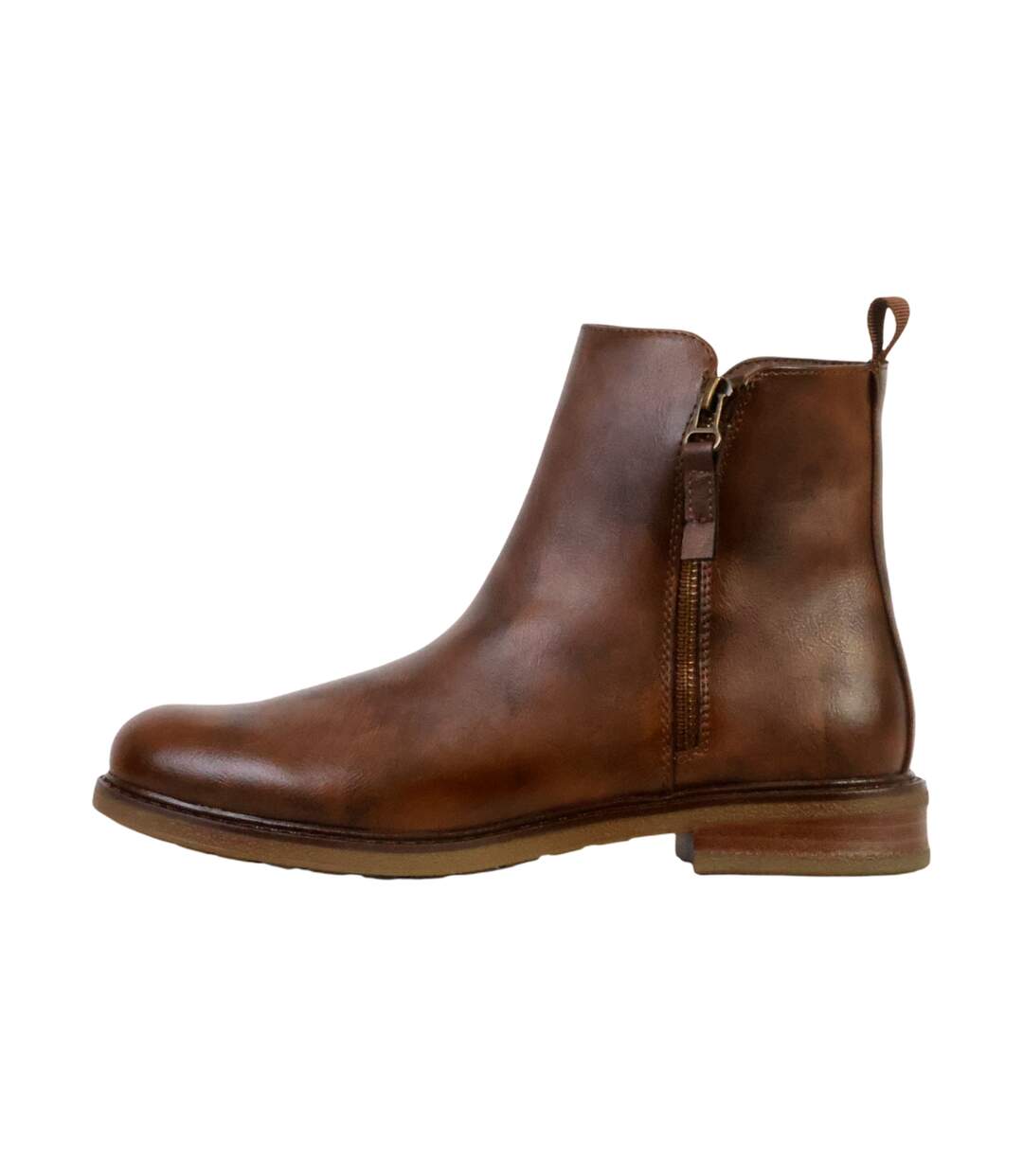 Bottines à Zip Super Mode-1