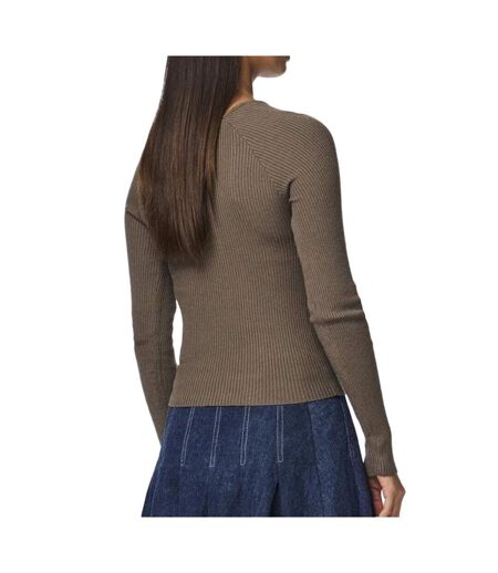 T-Shirt manches longues vert femme pieces kalu