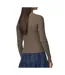 T-Shirt manches longues vert femme pieces kalu-2
