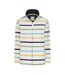 Womens/ladies Contrast Striped Jacket Green Lazy Jacks-1