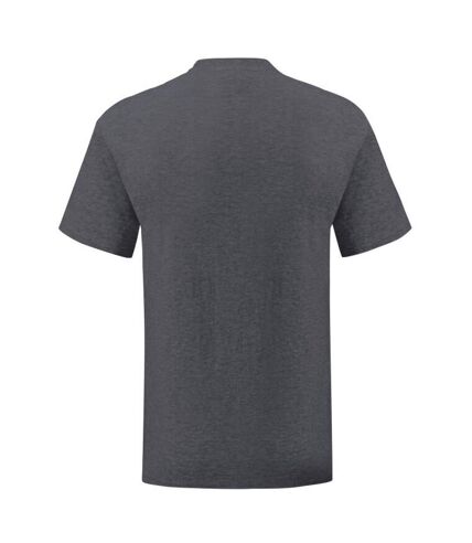 T-shirt manches courtes iconic homme gris chiné Fruit of the Loom Fruit of the Loom