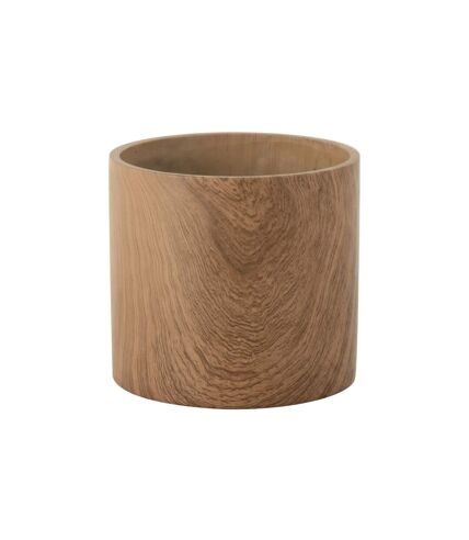 Cache-Pot Déco en Ciment Forêt 21cm Marron