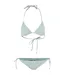 Maillot De Bain 2 Pièces Motif/style Triangle Femme Menthe Givrée Urban Classics-1