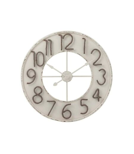 Paris Prix - Horloge Murale Design chiffres Corde 91cm Naturel