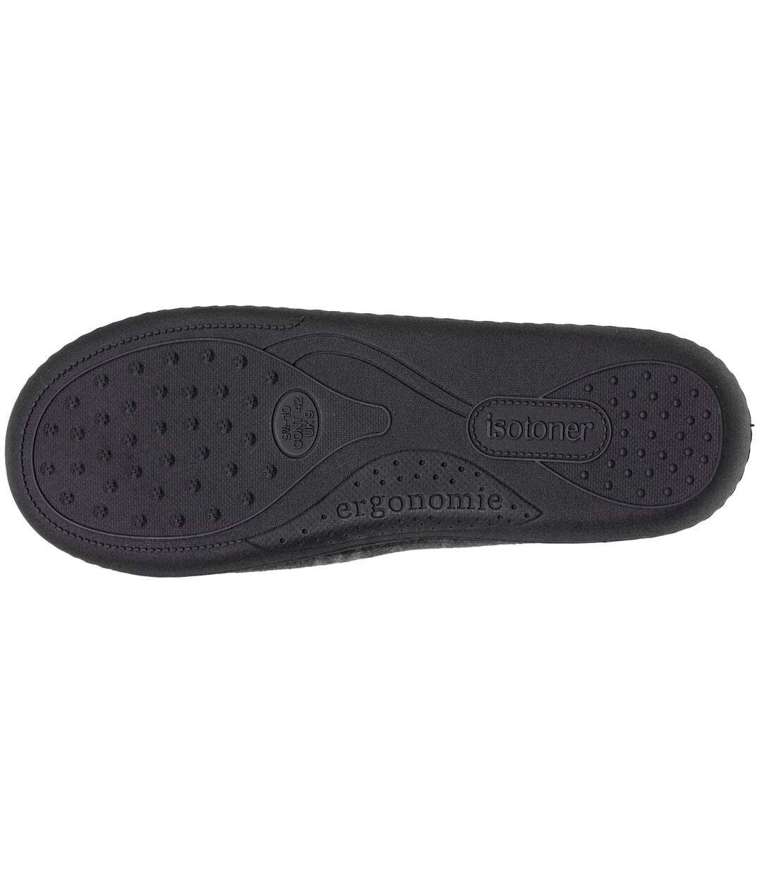 Isotoner Chaussons Charentaises homme semelle à mémoire de forme-4