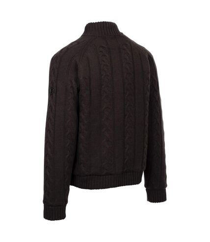 Mens dipton knitted jacket dark grey Trespass