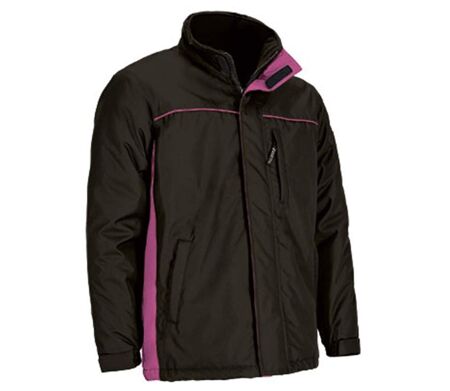 Parka de travail imperméable - Homme - REF THUNDER - noir et rose magenta