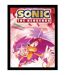 Sonic The Hedgehog - Poster encadré COVER (Rouge / Violet) (40 cm x 30 cm) - UTPM8667