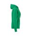 Sweat À Capuche Femme Vert Chiné Fruit Of The Loom-2