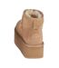 Womens/ladies Stinger Micro Sheepskin Platform Snow Boots Beige EMU Australia-2