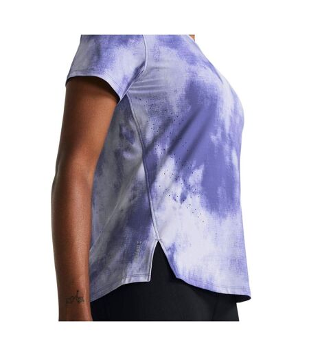 T-shirt launch elite femme violet Under Armour