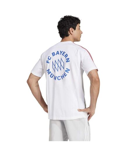 T-shirt Motif/style Fc Bayern Munich Homme Blanc Adidas