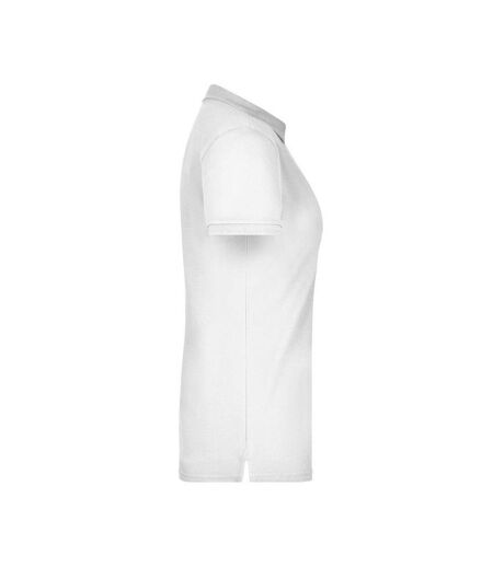 Polo Femme Blanc James And Nicholson
