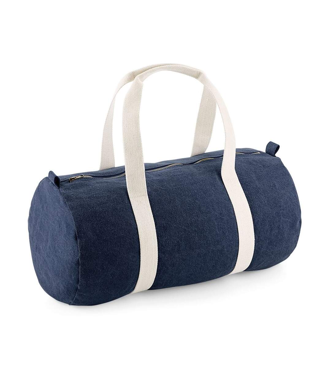 Sac voyage polochon denim - BG646 - bleu marine-1