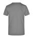 T-shirt Adulte Gris Foncé Uni James And Nicholson-2