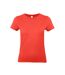 Womens/ladies e190 t-shirt sunset orange B&C-1