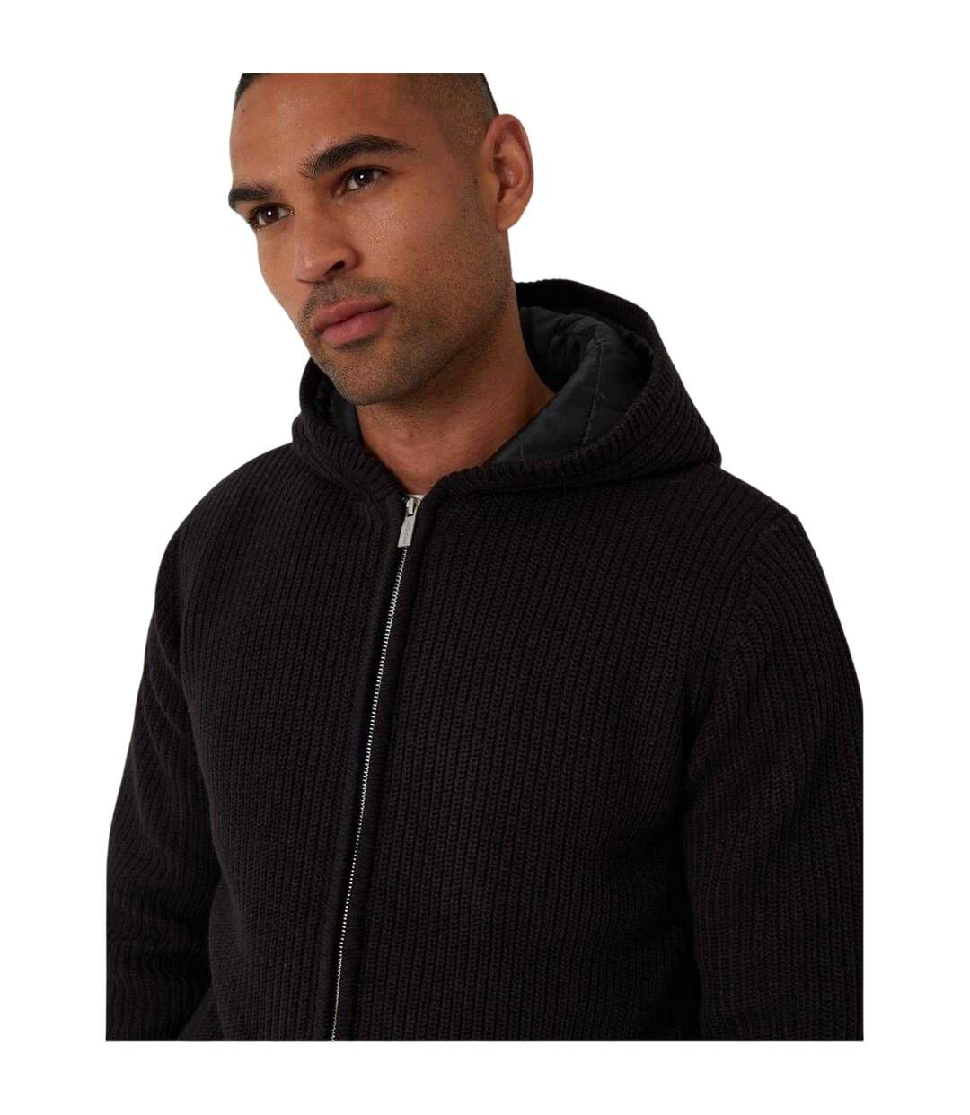 Veste À Capuche Homme Noir Threadbare-4