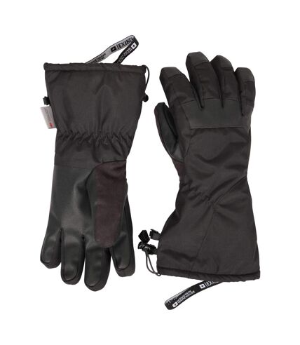 Womens/ladies aoraki extreme waterproof ski gloves black Mountain Warehouse