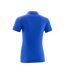 Womens/ladies Crossover Plain Polo Shirt Royal Blue Mascot-2