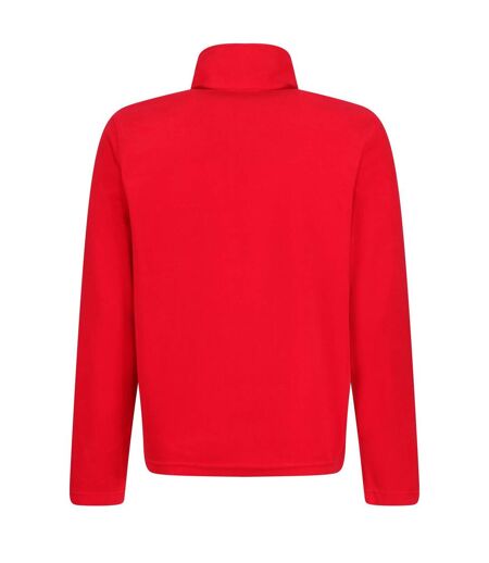 Regatta Mens Micro Zip Neck Fleece Top (Classic Red)
