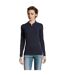 Polo Manches Longues Perfect Femme Bleu Marine SOLS-1