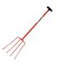 Tubular muck fork one size red Caldwells-1