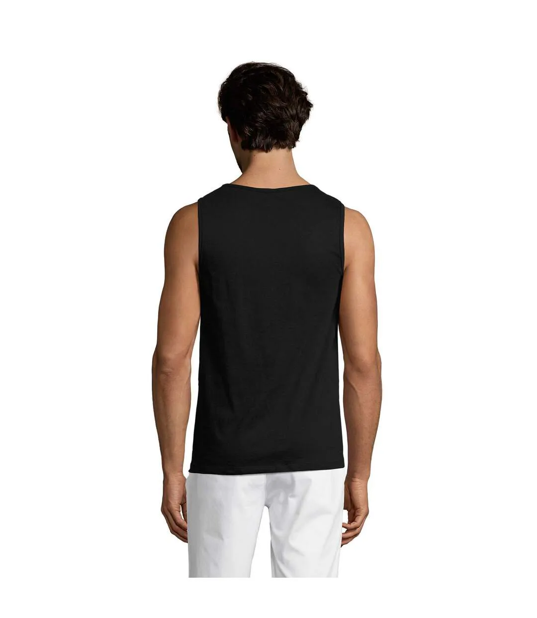 Débardeur Justin Homme Noir SOLS-2