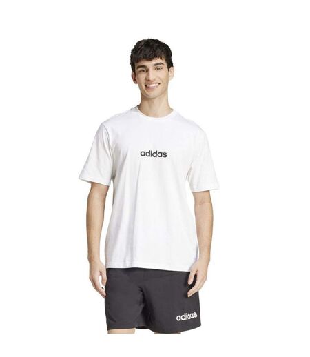 T-shirt Style Linéaire Homme Blanc Adidas