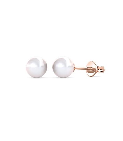 Boucles d'oreilles Full Moon Pearl, Perle d’imitation