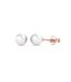 Boucles d'oreilles Full Moon Pearl, Perle d’imitation-1