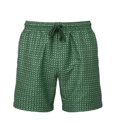 Wombat Mens All-Over Print Swim Shorts (Green)