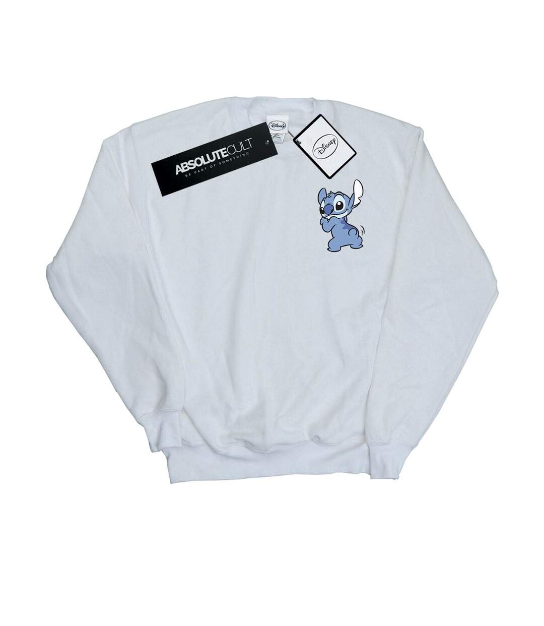 Disney - Sweat LILO AND STITCH STITCH BACKSIDE BREAST PRINT - Femme (Blanc) - UTBI13188-1